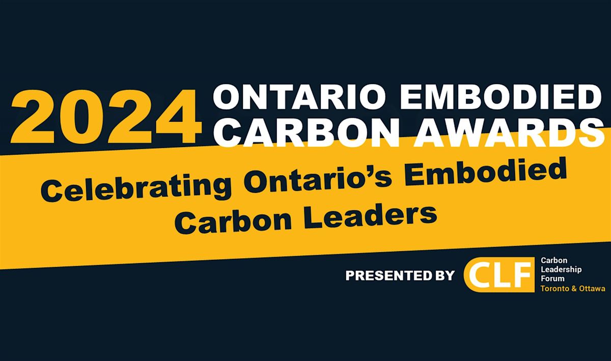 Ontario Embodied Carbon Awards 2024