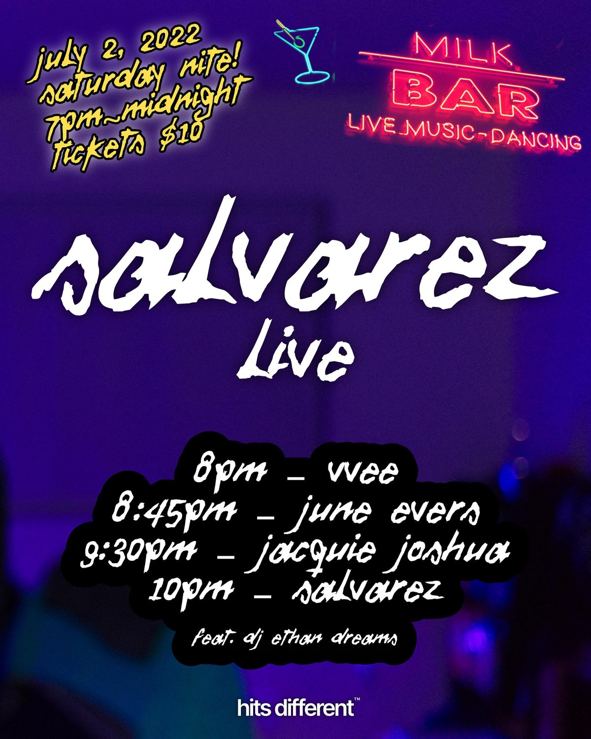 SALVAREZ \/ JACQUIE JOSHUA \/ JUNE EVERS \/ and VVEE (Performing Live)
