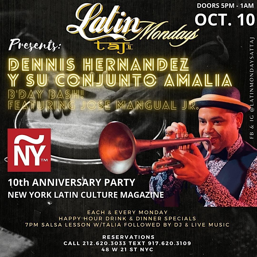 Latin Mondays at Taj Lounge