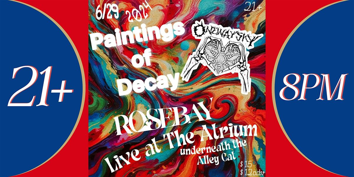 One Way Sky, Paintings of Decay & Rosebay (Acoustic) | LIVE AT THE ATRIUM
