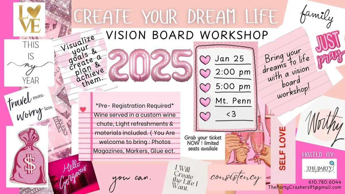 VISION BOARD WORKSHOP 2025 