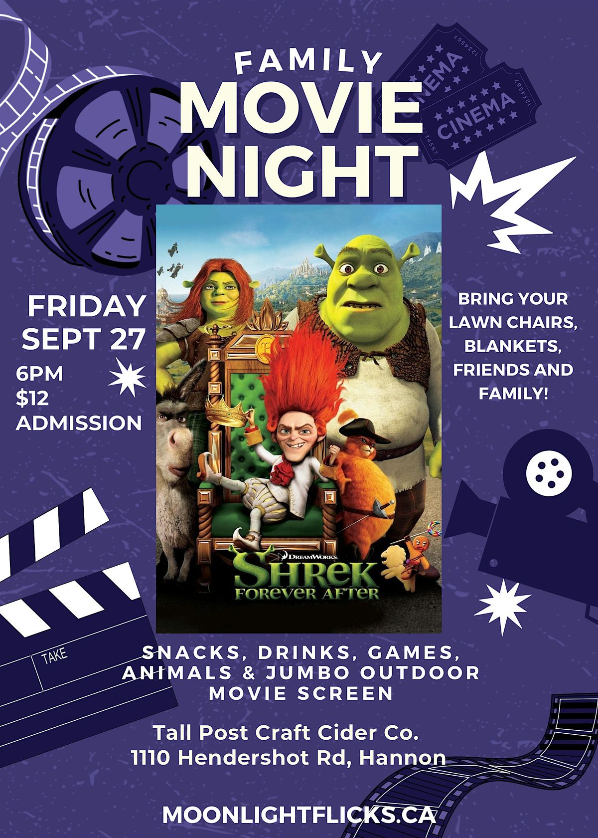 Family Movie Night on the Farm