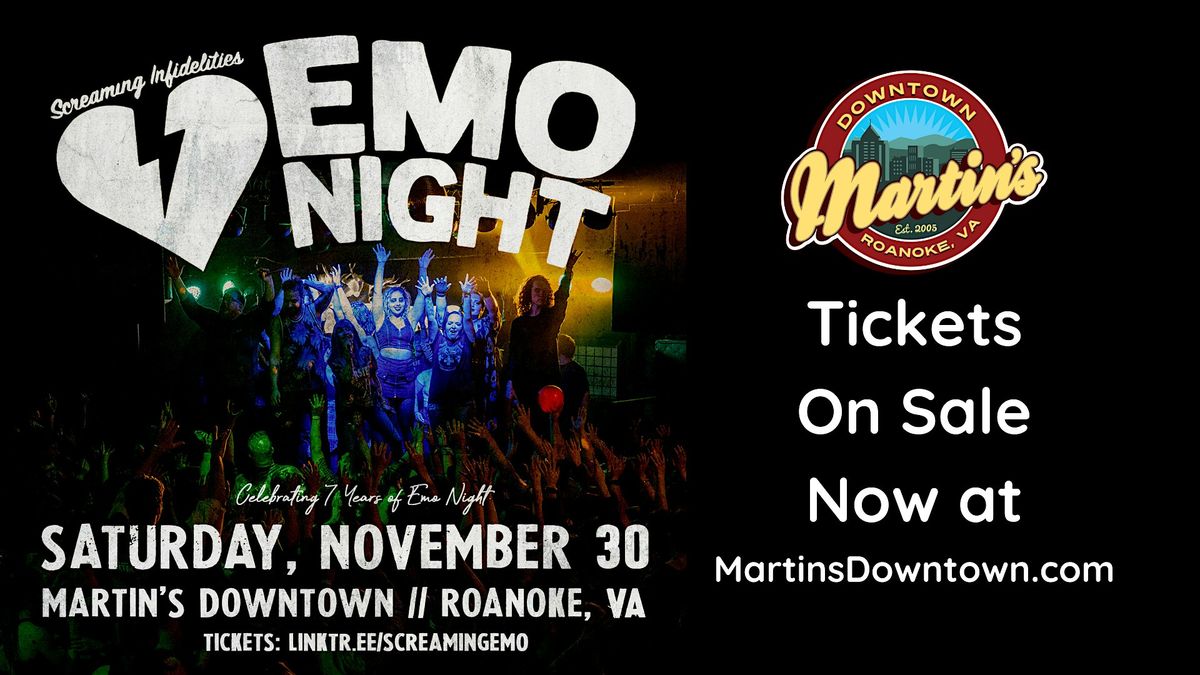 EMO Night at Martin's Downtown