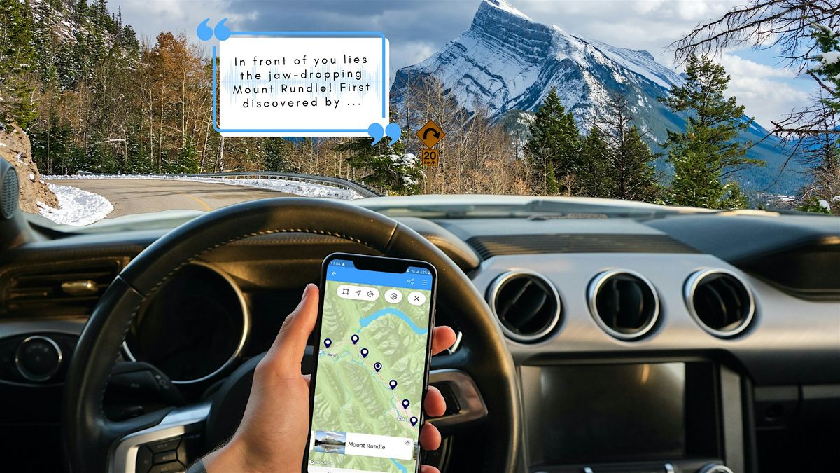 Smartphone Audio Driving Tour between Lake Louise & Calgary