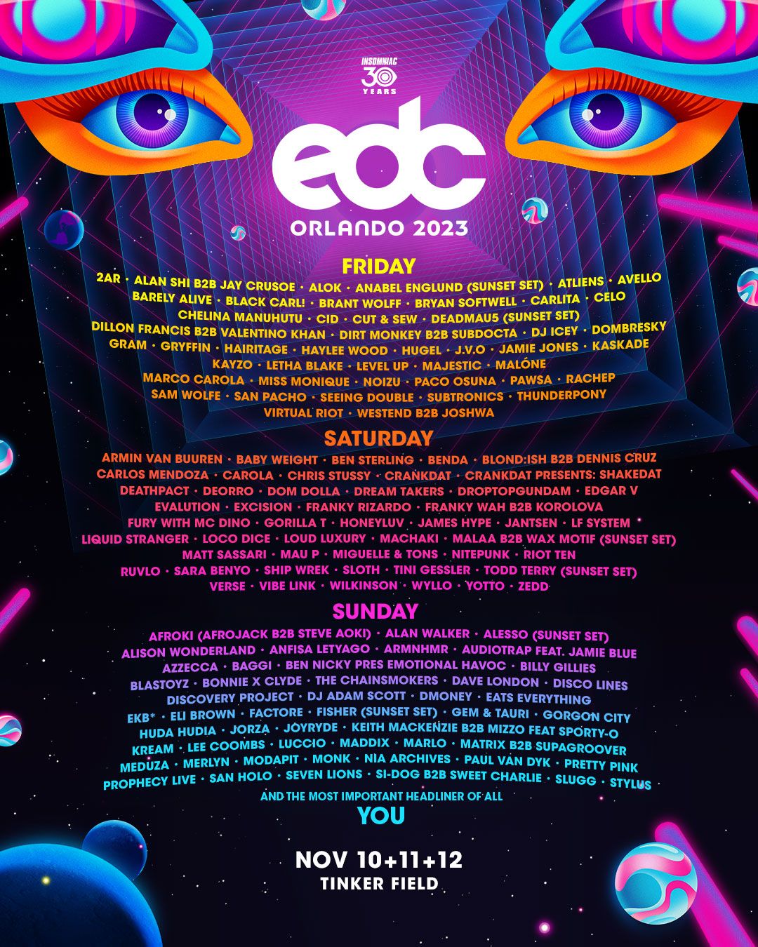 Electric Daisy Carnival - EDC Orlando - Friday Pass