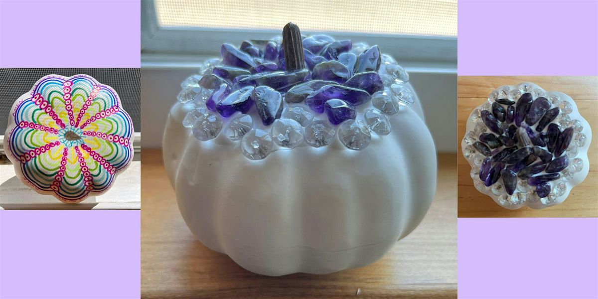 Mindful Craft Class - Amethyst Pumpkin & Gratitude Sigil