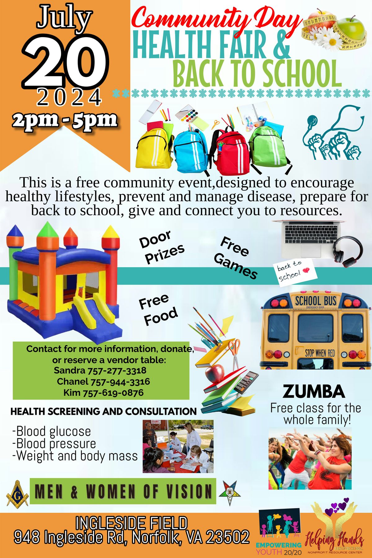 Back to School Community Day & Health Fair