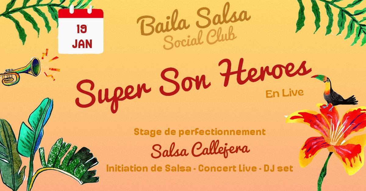 BAILA SALSA SOCIAL CLUB Session de JANVIER