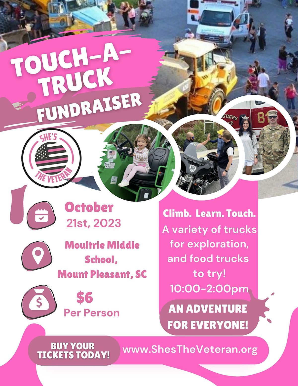 TOUCH-A-TRUCK and Food Truck Fundaiser!