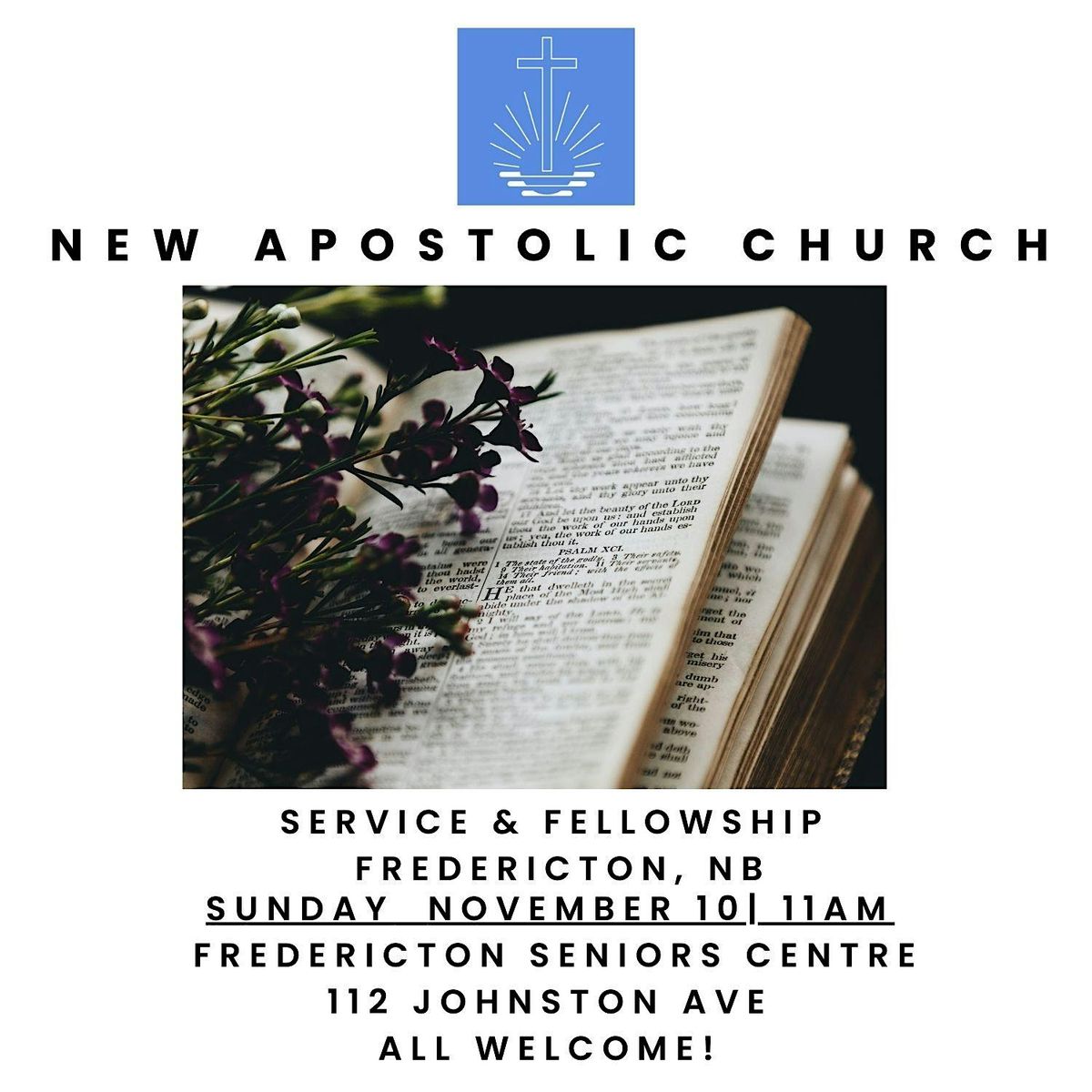 Sunday Service in Fredericton with the New Apostolic Church