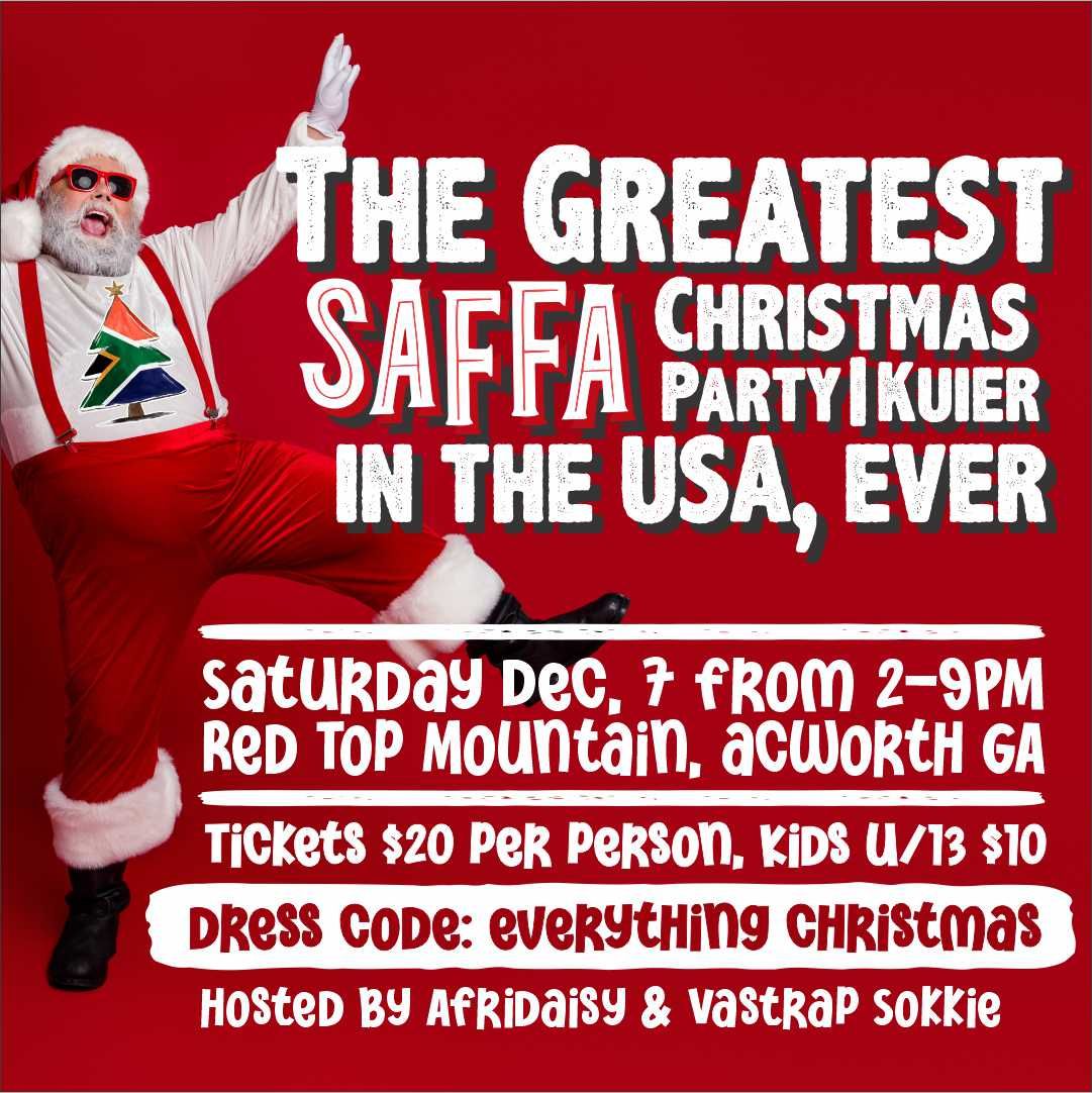 The Greatest SAFFA Christmas Party\/Kersfees Kuier in the USA, ever. 