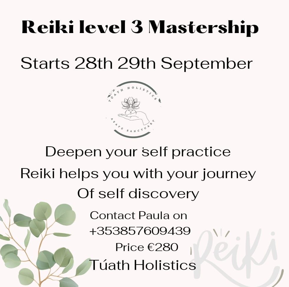 Reiki level 3 Mastership 