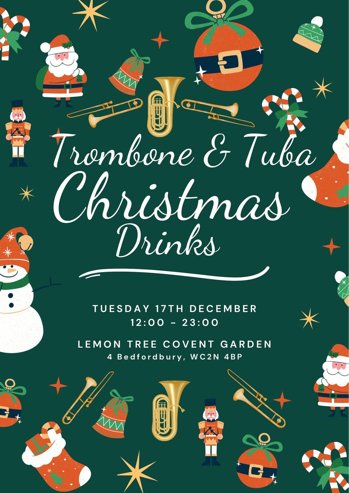 2024 Trombone & Tuba Christmas Drinks