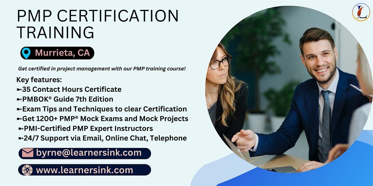 PMP Exam Prep Bootcamp in Murrieta, CA