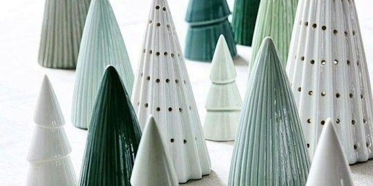 Christmas Clay Trees: Arty Farty Christmas