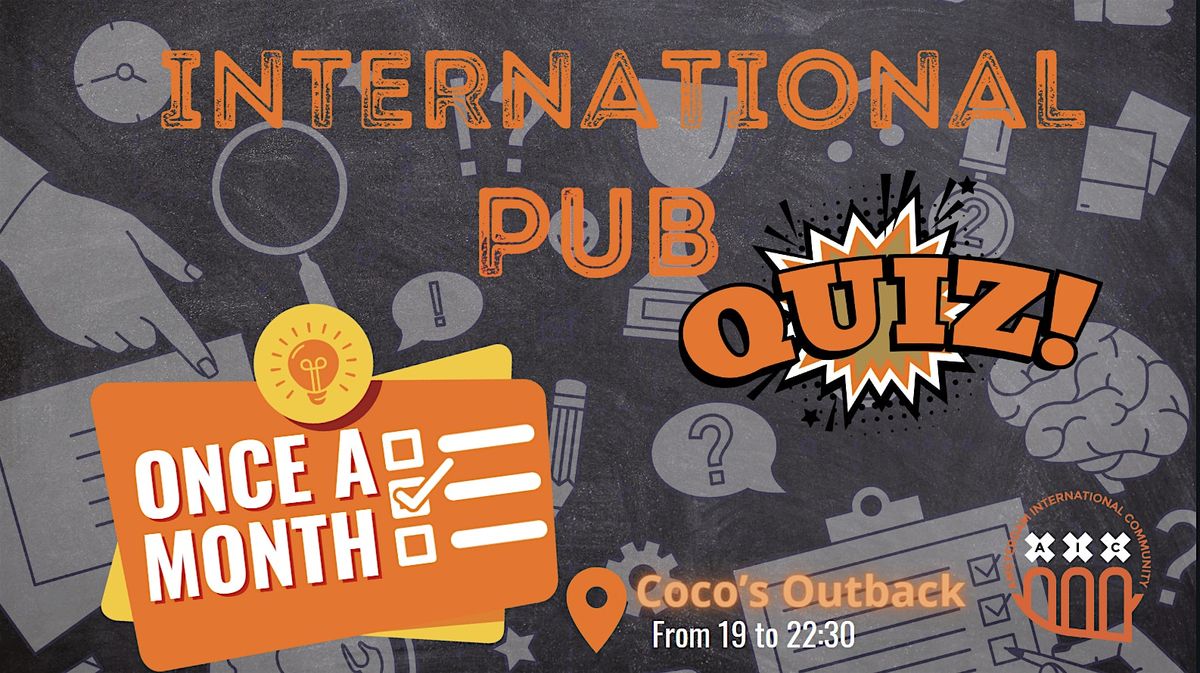 International Pub quiz - @ Coco's