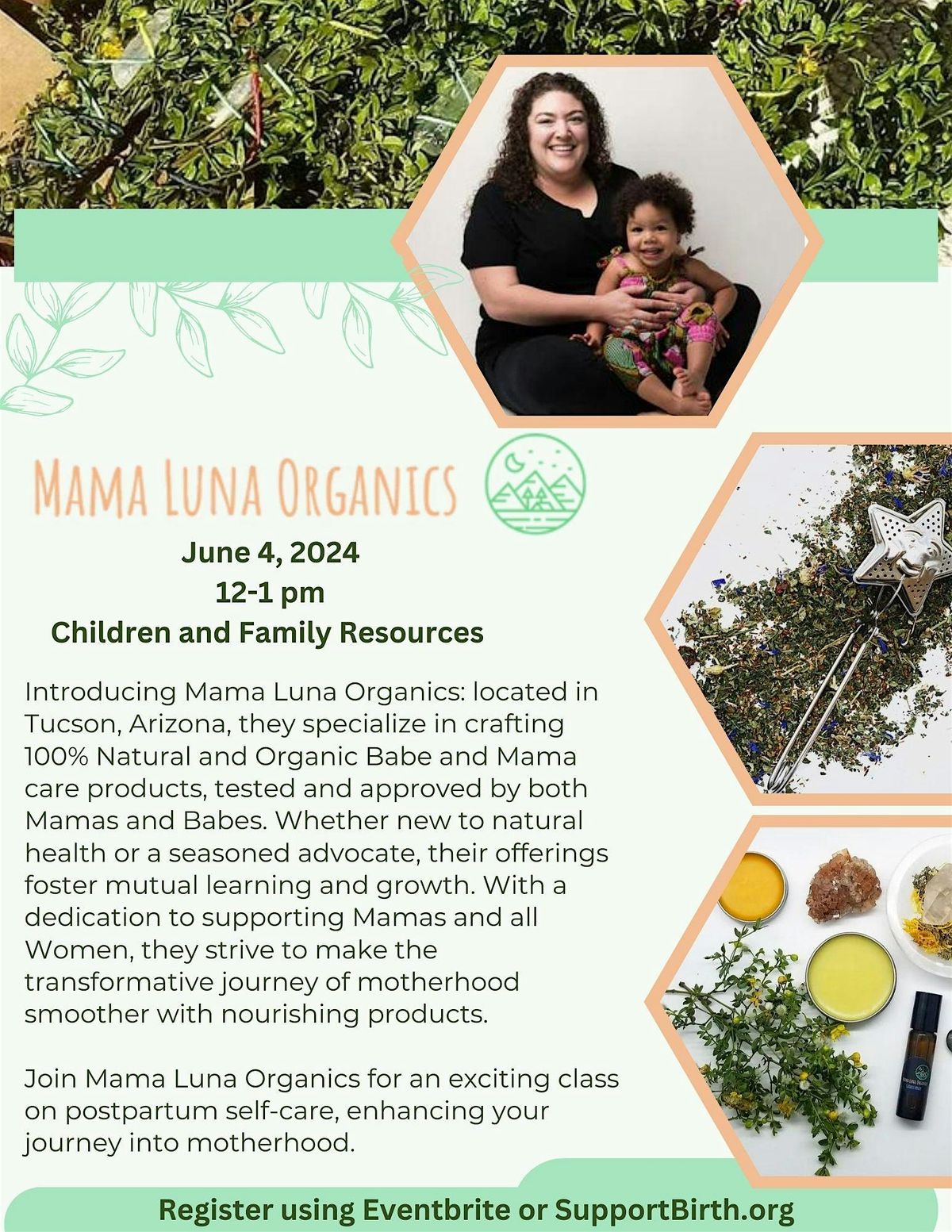 Support Birth Spotlight- Mama Luna Organics & Postpartum Renewal