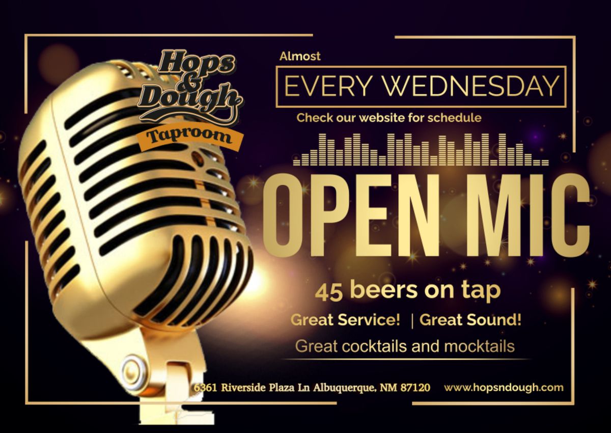 Open Mic most Wednesday nights!