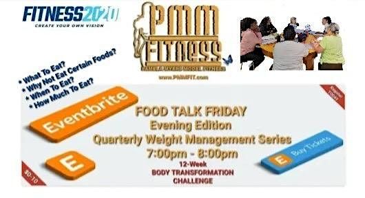 Weight Management 101:  FOOD TALK FRIDAY @ Fitness2020 Eagle\u2019s Landing