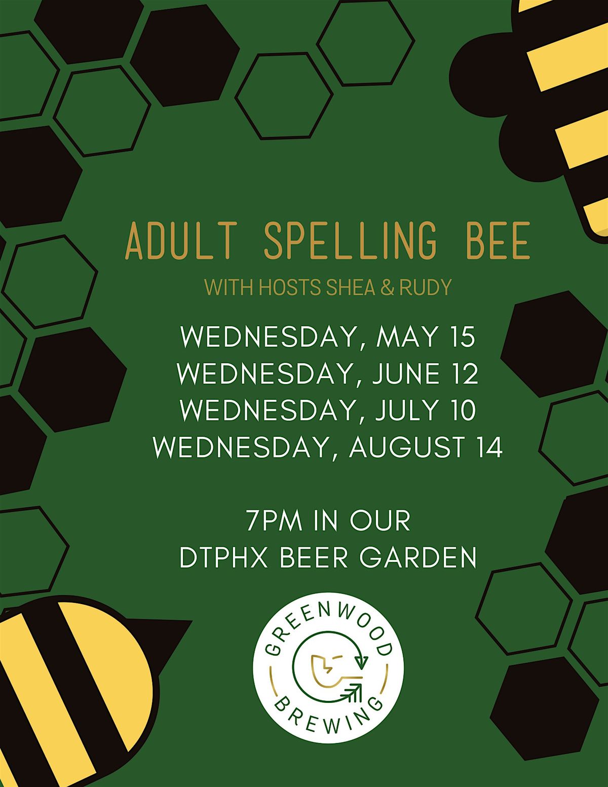 Adult Spelling Bee at Greenwood Brewing