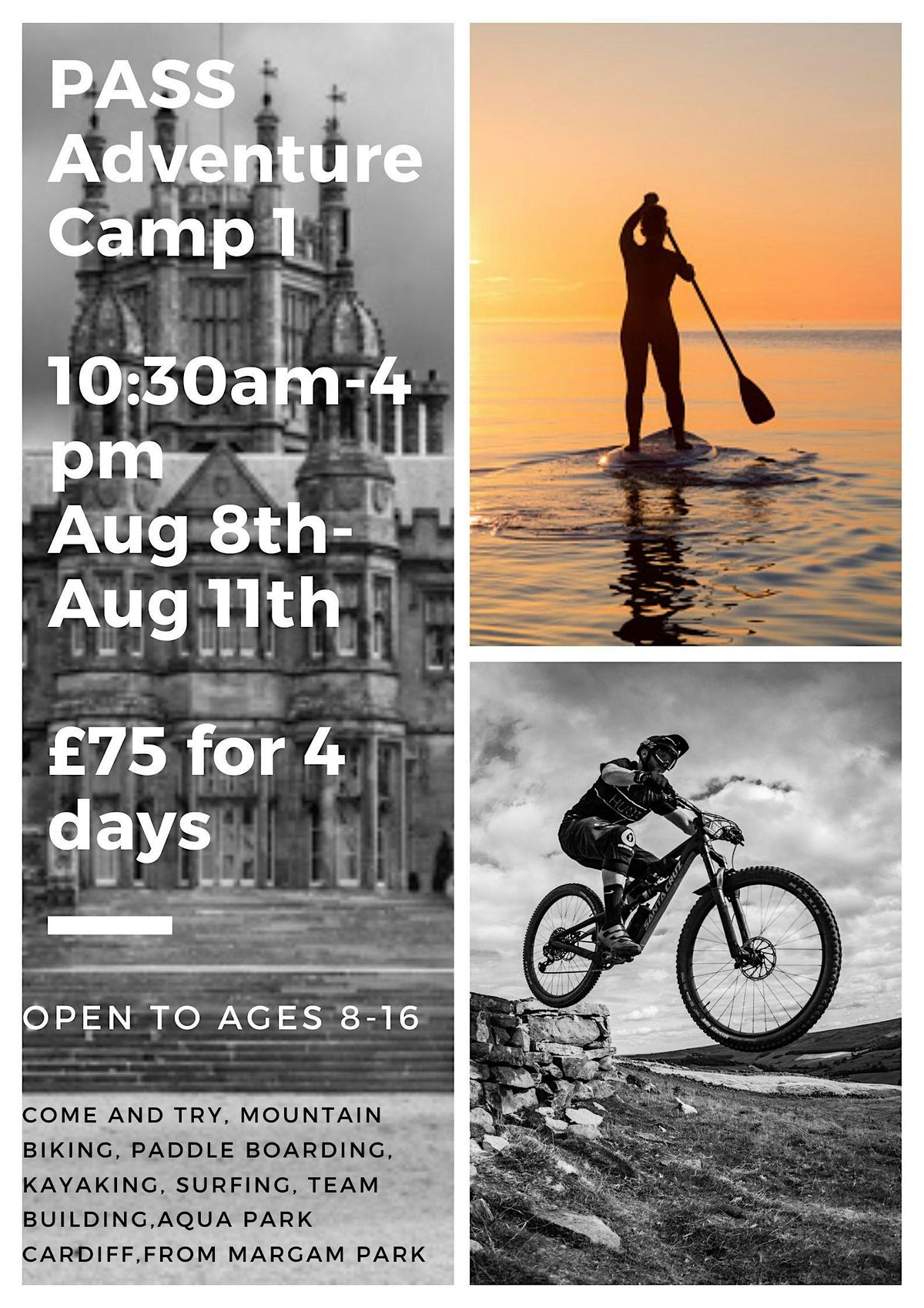 PASS Margam Outdoor Adventure Activity Camp 2024