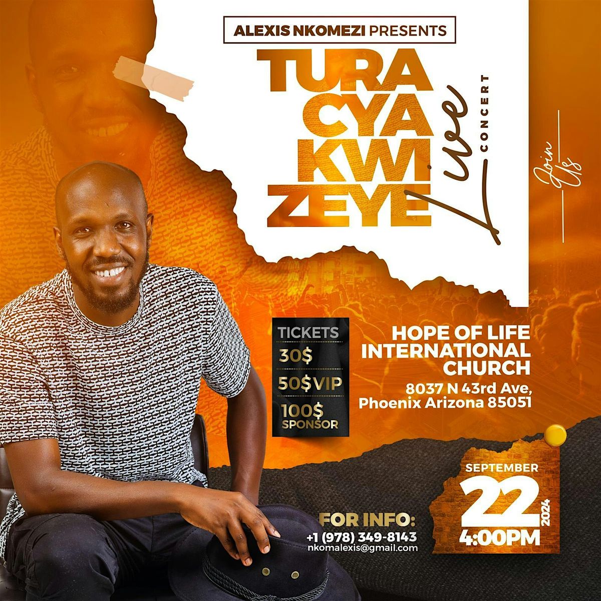 TURACYAKWIZEYE LIVE CONCERT \/ PHOENIX ARIZONA