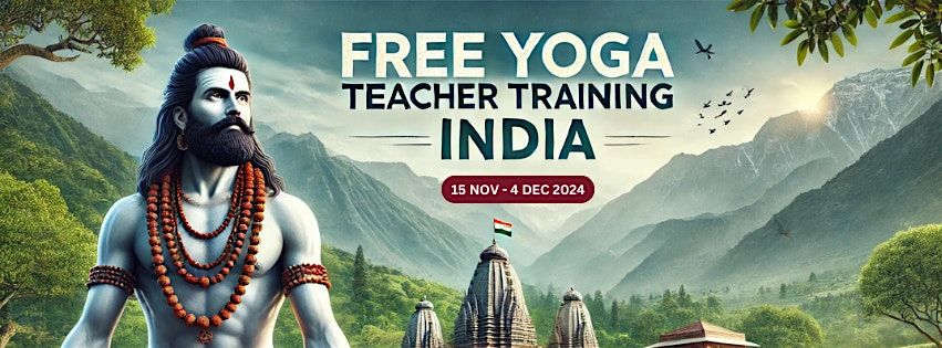 FREE Yoga Teacher Training in Bangalore, India