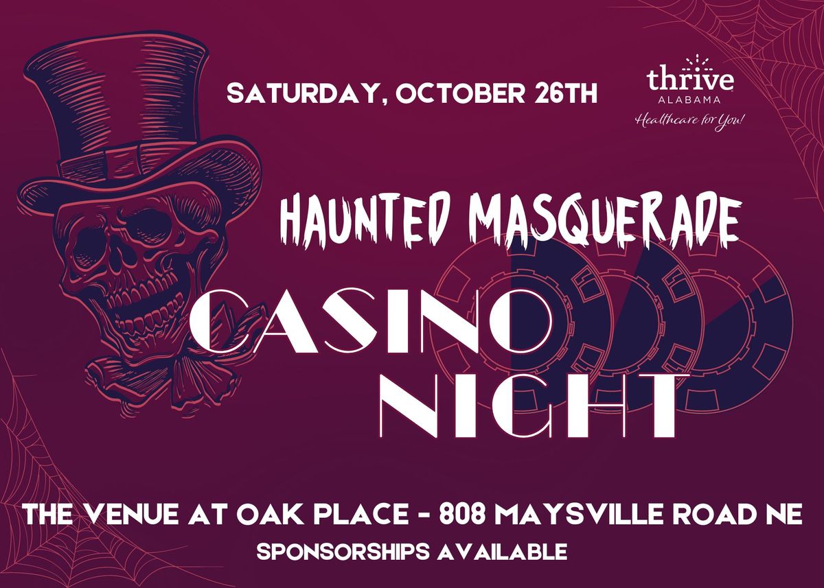 Casino Night- Haunted Masquerade Style