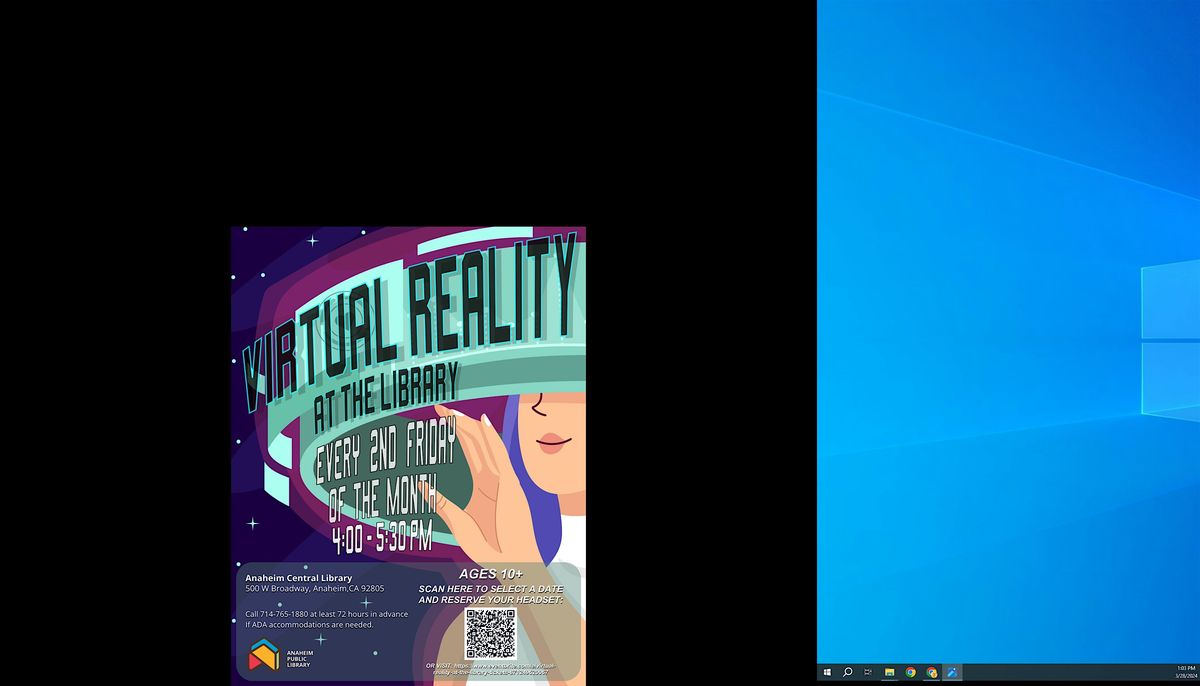 Virtual Reality at the Library