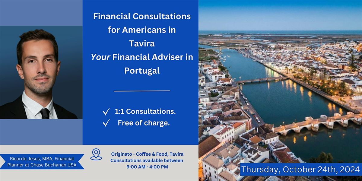 US Financial Planning 1:1 Consultations - Tavira