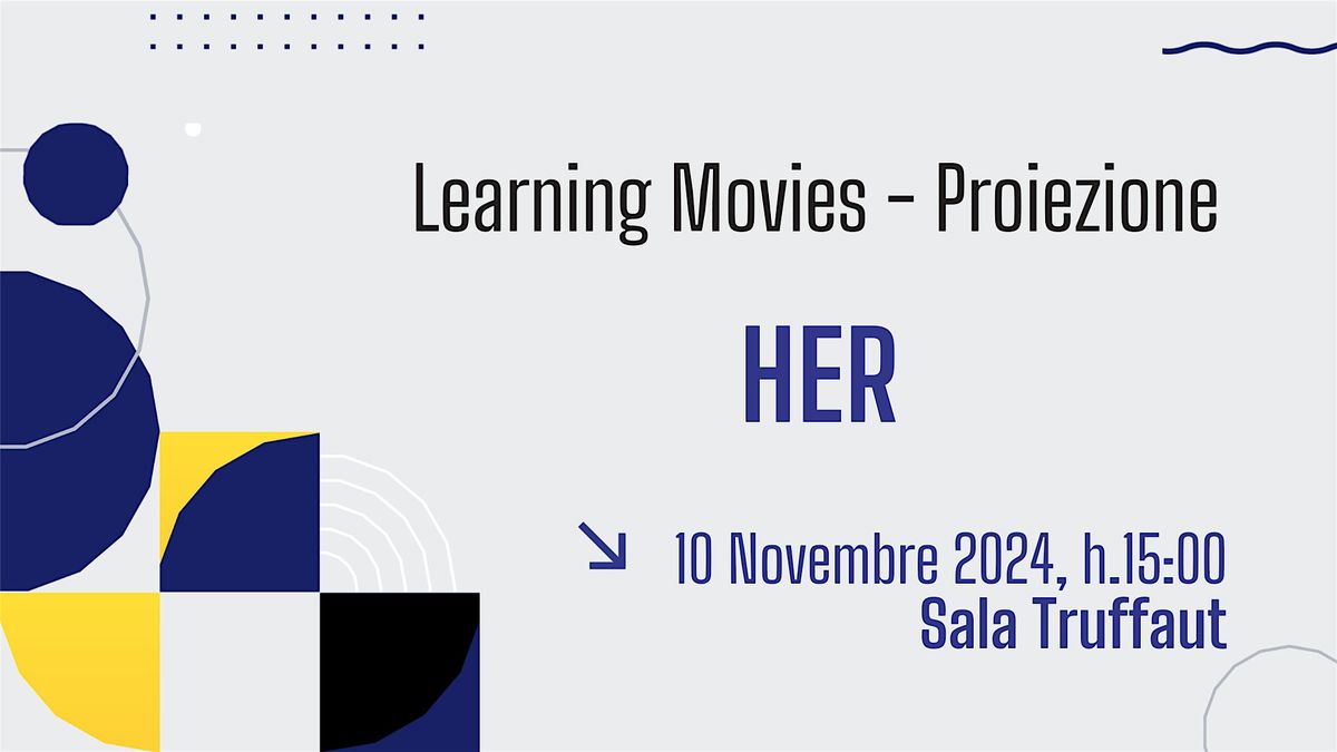 Learning Movies - Proiezione film - Her