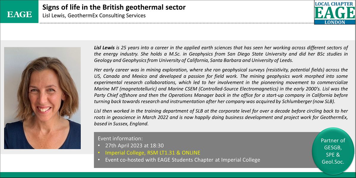 EAGE London: Signs of life in the British geothermal sector