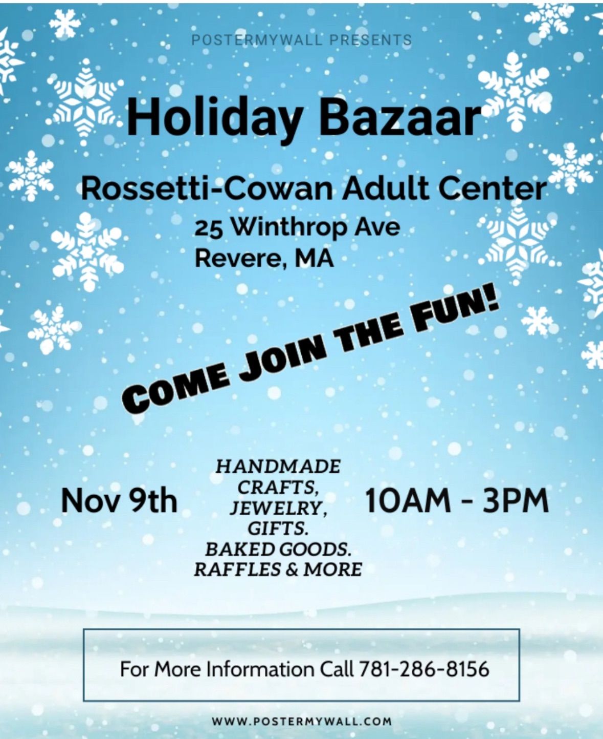 3rd Annual Holiday Bazaar