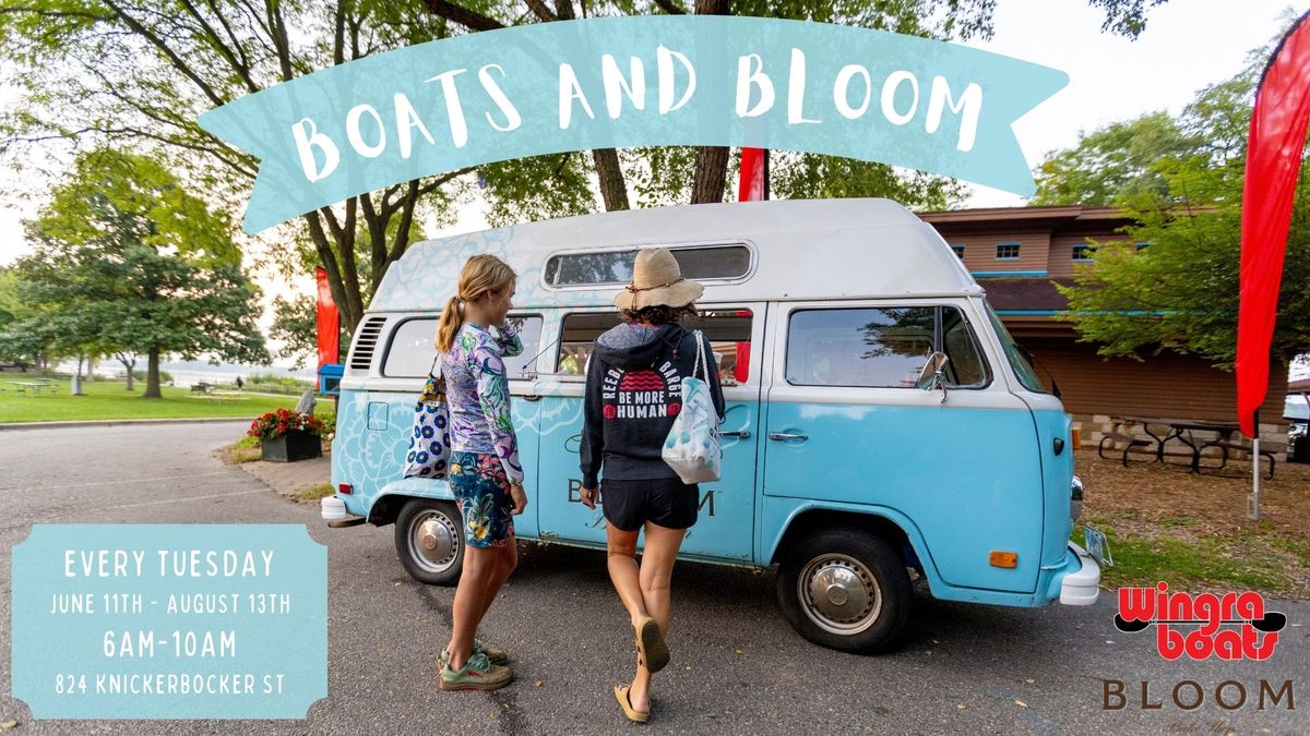 Boats and Bloom with Bloom Bake Shop