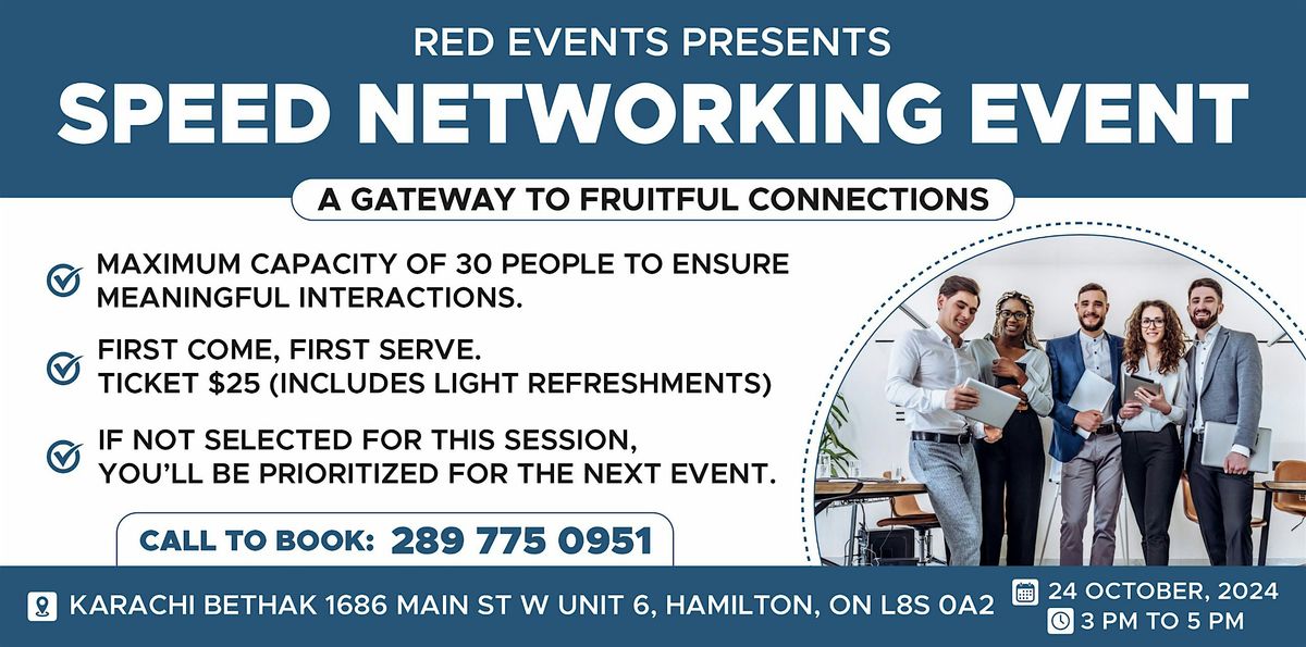 Speend Networking Event.