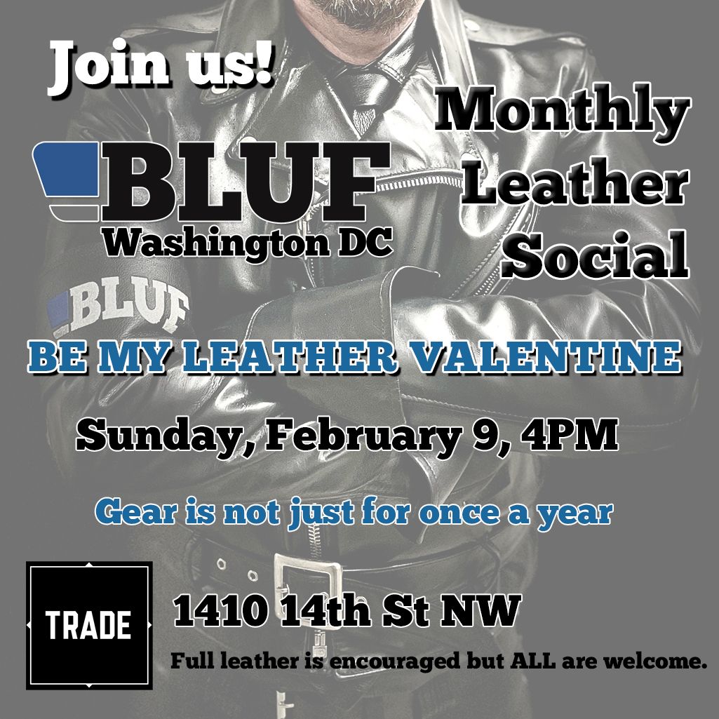 February BLUF DC leather social