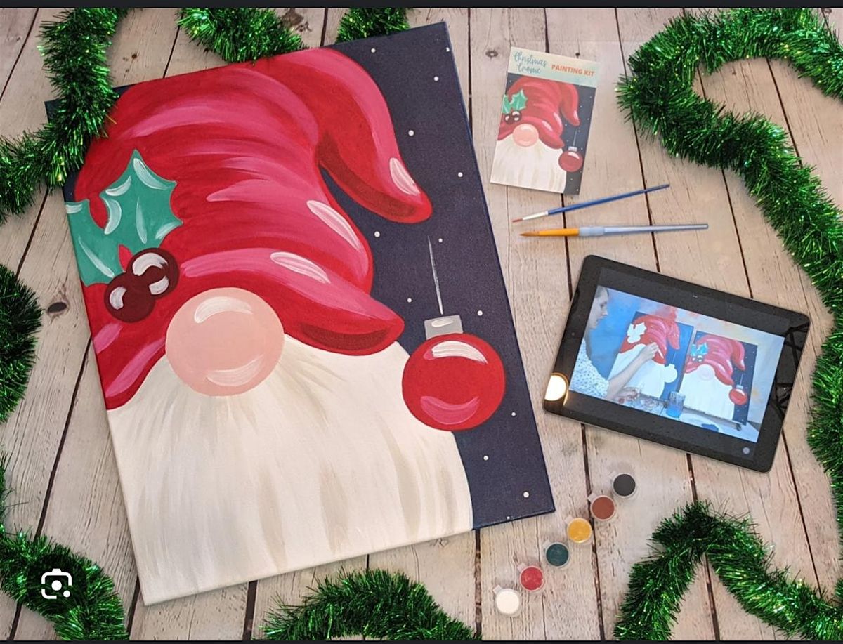 Magical Holiday Gnome Paint workshop