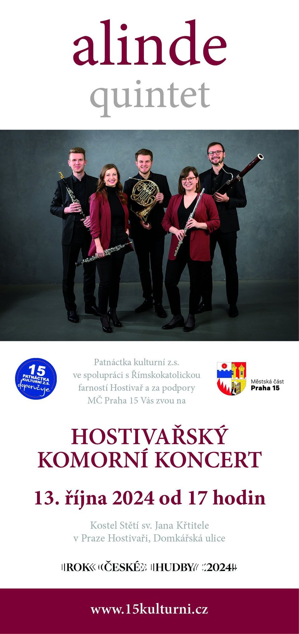 Hostiva\u0159sk\u00fd komorn\u00ed koncert X. - Alinde Quintet