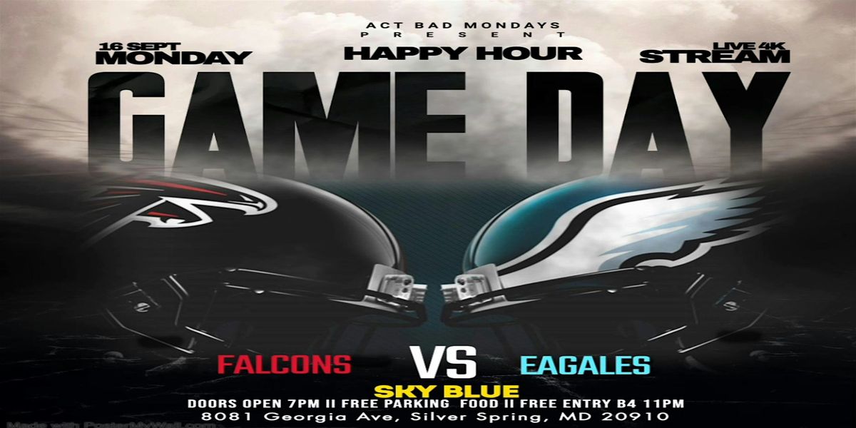 MONDAY NIGHT FOOTBALL FALCONS VS EAGLES