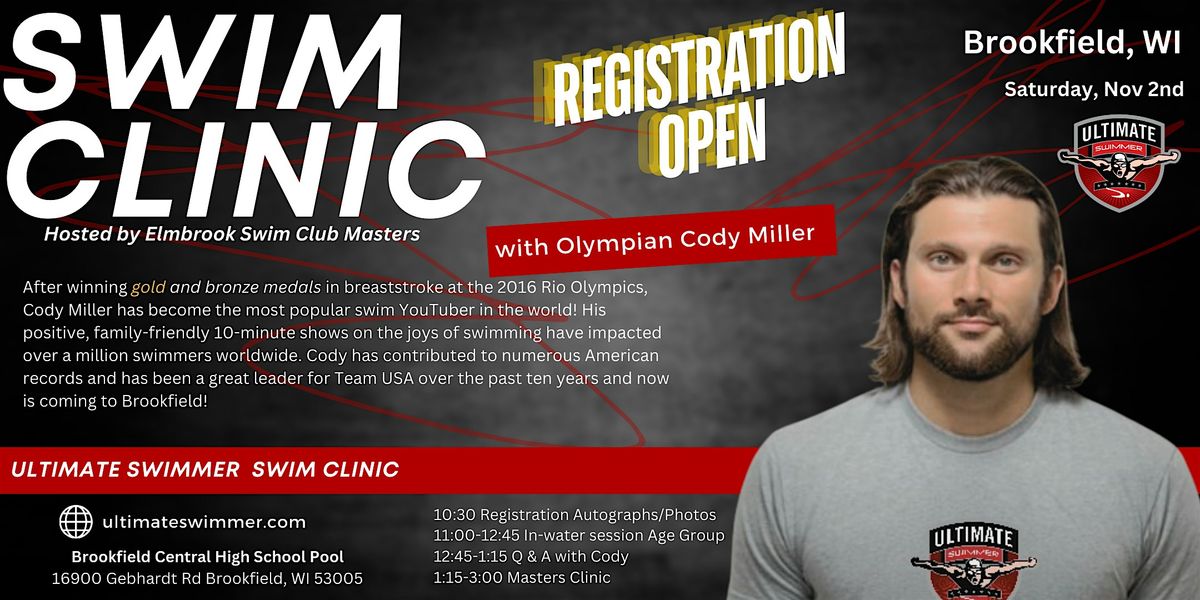 Olympian Cody Miller, Sat. Nov 2nd