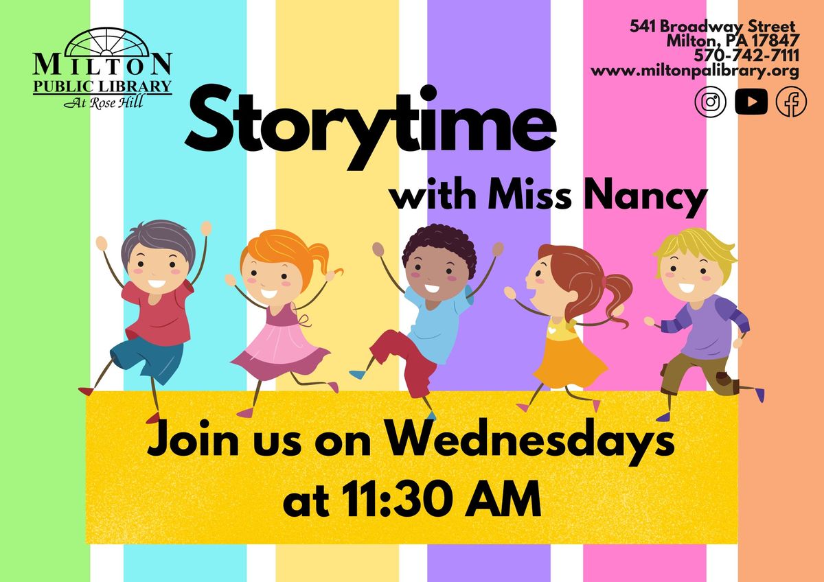 Storytime with Miss Nancy