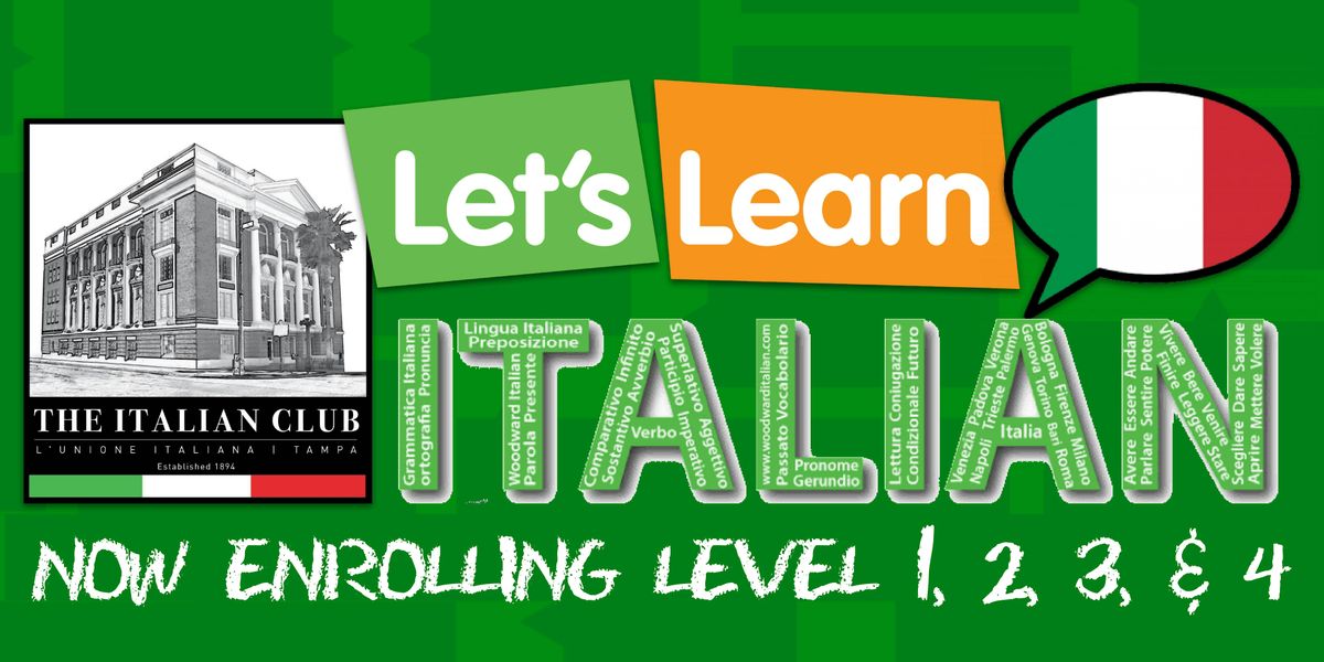 Fall 2024 Italian Language Program @ the Italian Club