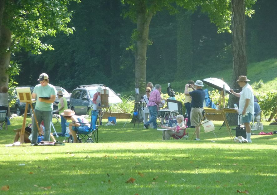 VPAP Paint Out at Agecroft Hall "Plein Air Days"