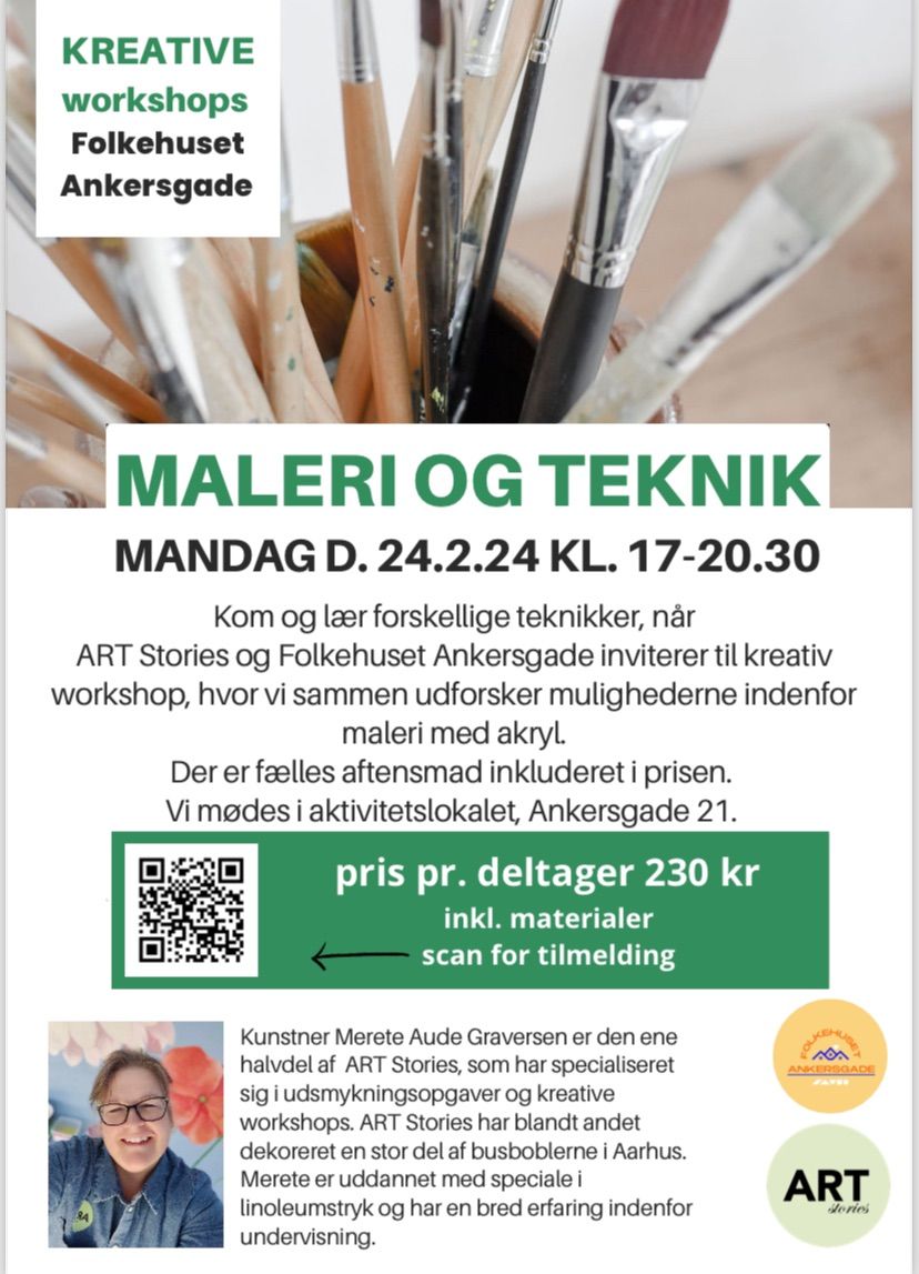 Workshop maleri og teknik