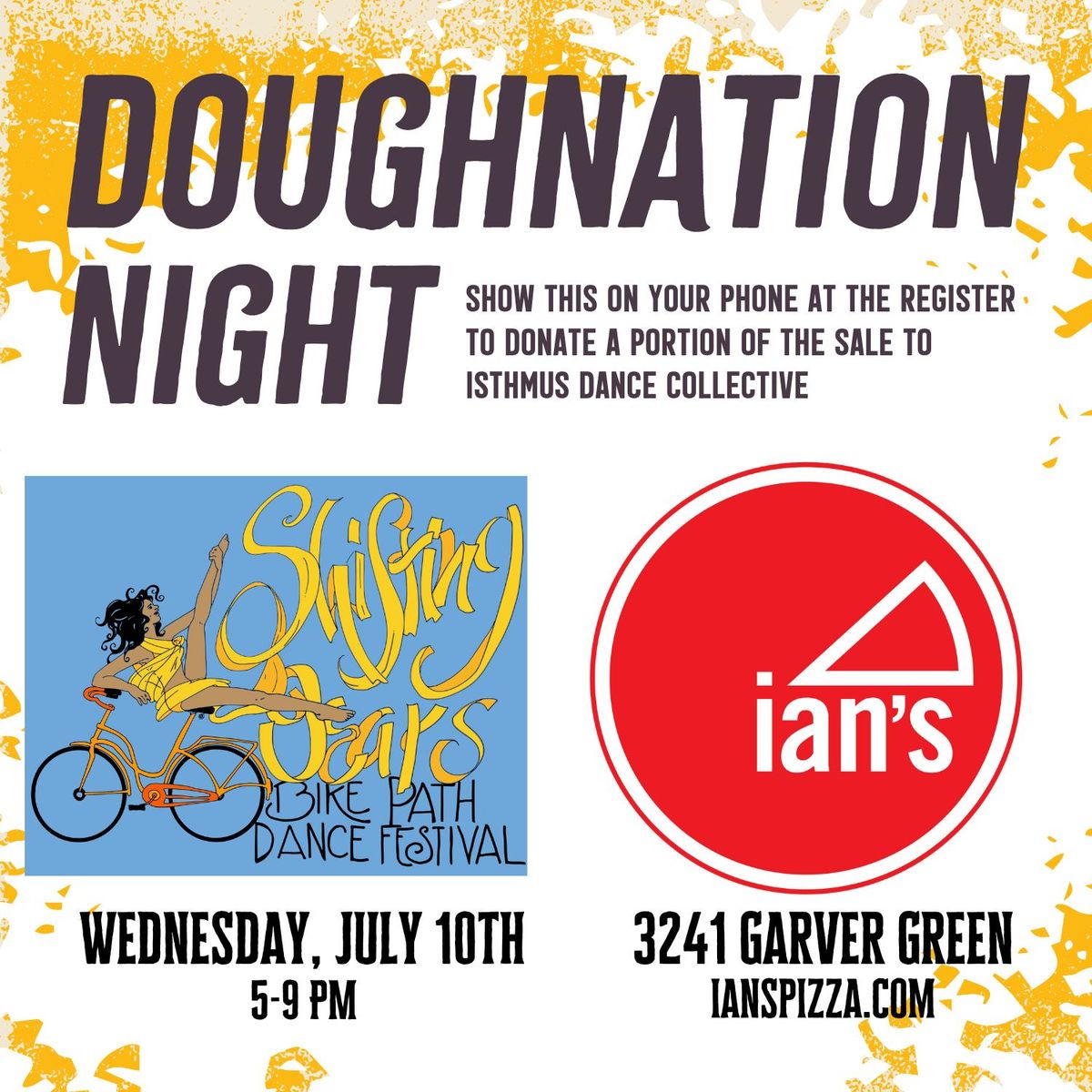 IDC DoughNation Night at Ian's Pizza!