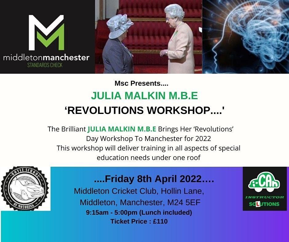 Julia Malkin MBE \u2018Revolutions\u2019 Workshop