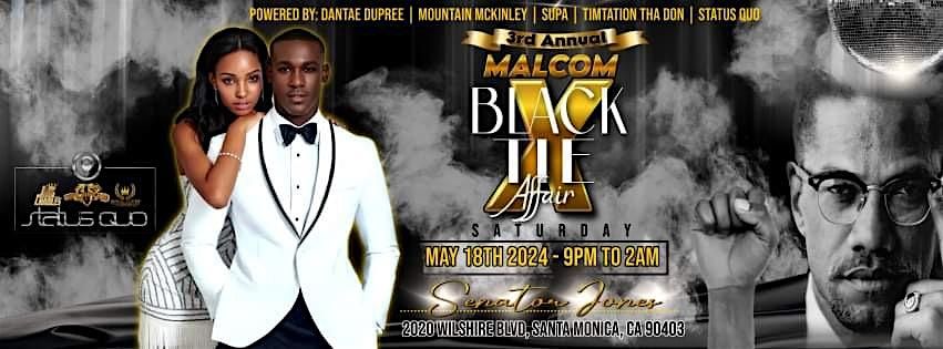 3rd Annual Malcom X Black Tie Affair