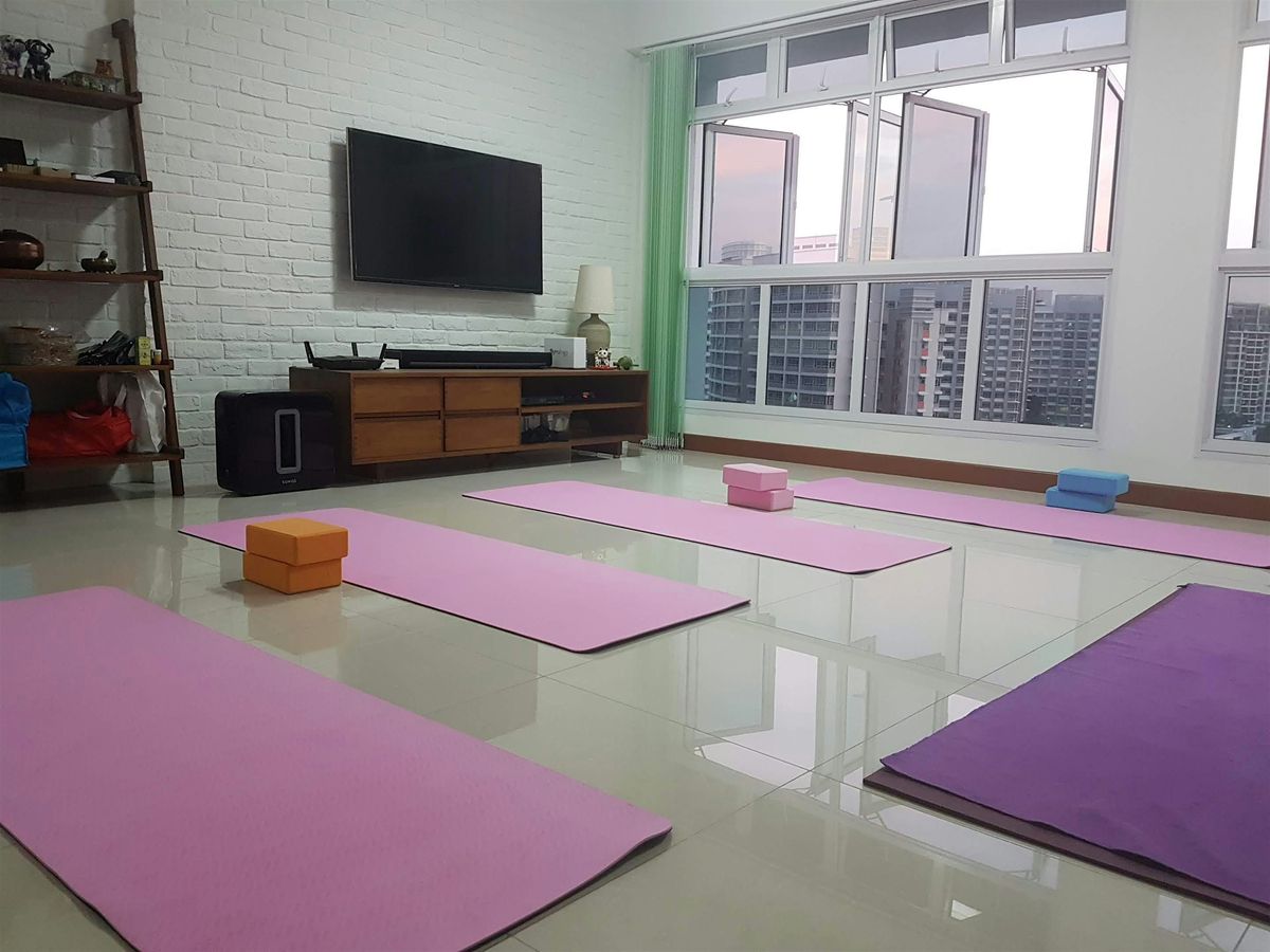 Small group beginner yoga with Eng Chew (Sengkang)