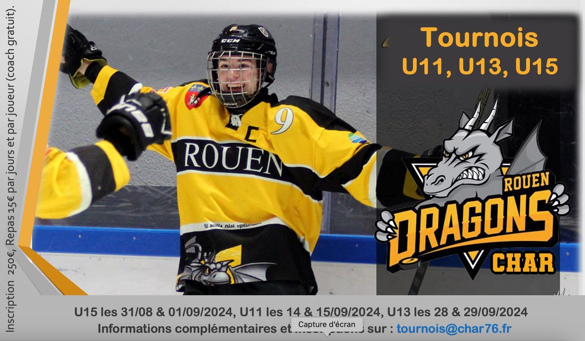 Tournoi de Reprise U13 - Club Hockey Amateur de Rouen