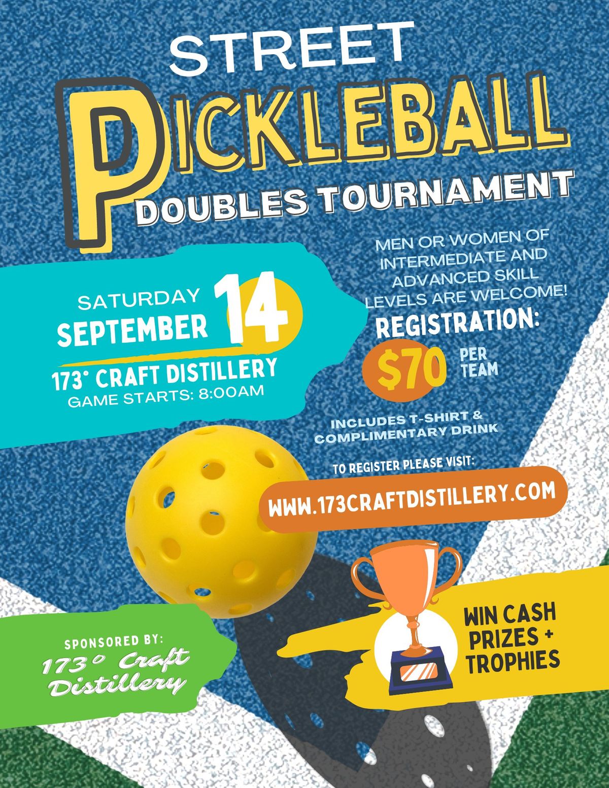 Street PICKLEBALL Doubles Tournament